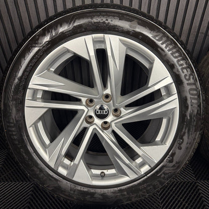 20'' GENUINE AUDI Q7 S LINE 5 DOUBLE SPOKE ALLOY WHEELS ALLOYS TYRES 4M0601025BQ