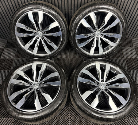 20'' VW Tiguan R Line Suzuka Grey Dc Alloy Wheels Tyre Alloys 5NA601025G Genuine