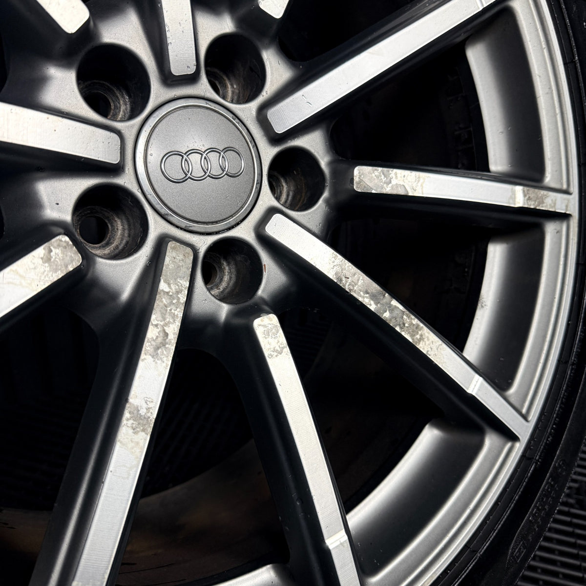 19'' Audi Q3 S Line Black Edition Alloy Wheels Tyres Alloys 8U0601025M Genuine