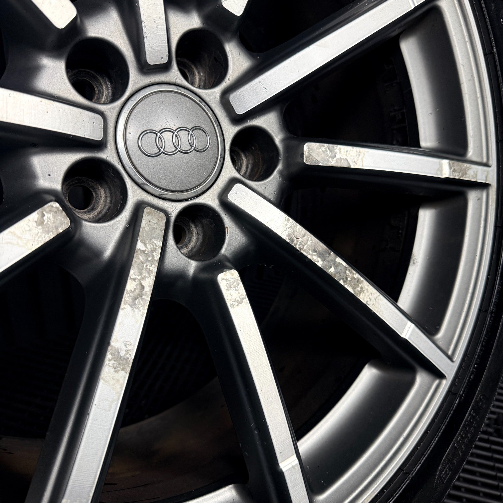 19'' Audi Q3 S Line Black Edition Alloy Wheels Tyres Alloys 8U0601025M Genuine