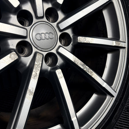 19'' Audi Q3 S Line Black Edition Alloy Wheels Tyres Alloys 8U0601025M Genuine