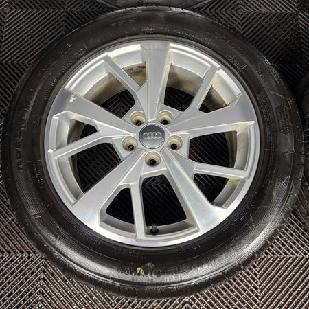 18'' GENUINE AUDI Q3 5 SPLIT SPOKE DC ALLOY WHEELS TYRE ALLOYS 83A601025J