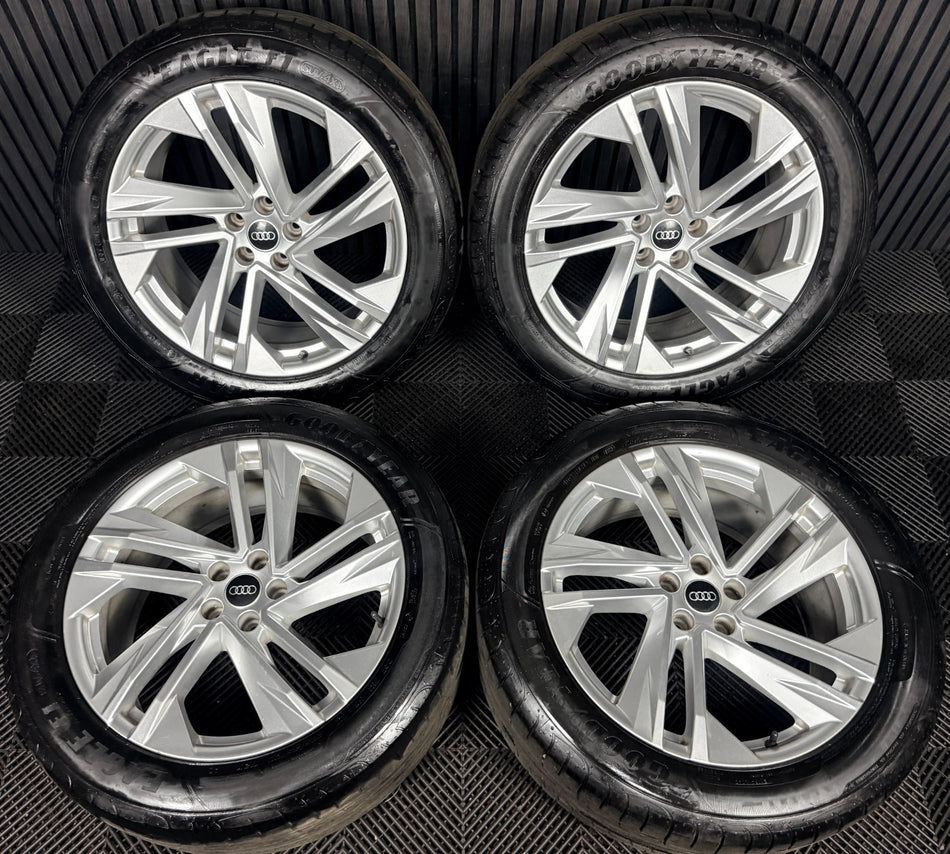 20'' Audi Q7 S Line 5 Double Spoke Twist Wheels Alloys Tyres 4M0601025BQ Genuine