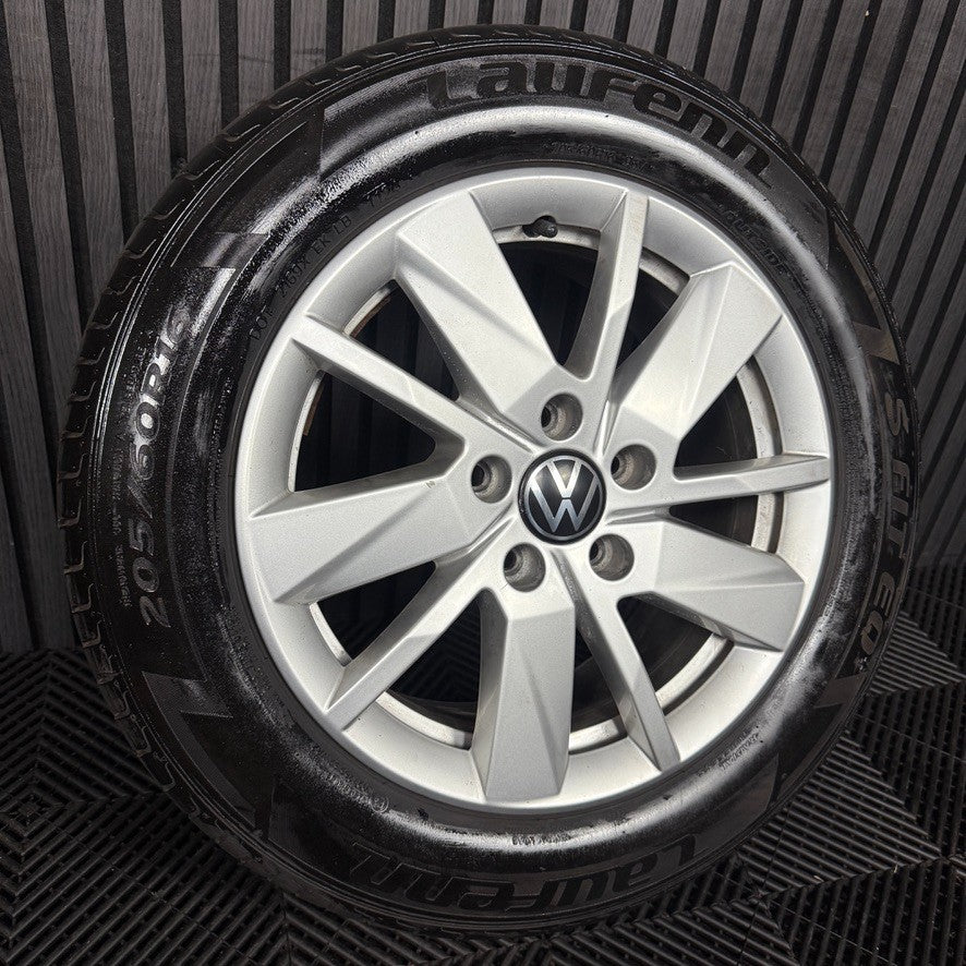 1X 16'' GENUINE VW CADDY VIENNA ALLOY WHEEL TYRE GT SINGLE 2K7601025
