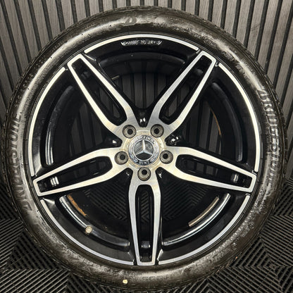 1X 19" GENUINE AMG MERCEDES E CLASS BLACK ALLOY WHEEL BACK W213 A2134012100 REAR