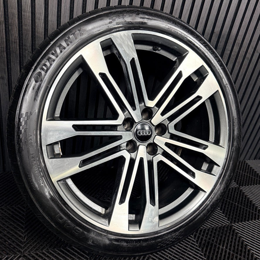1X 21'' Audi SQ5 Q5 Alloy Wheel Tyre 8.5J ET34 Single Spare 80A601025AC Genuine
