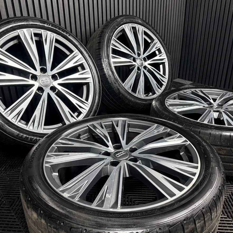20'' Audi A6 C8 S Line 5 Double Spoke Alloy Wheels Tyres 4K0601025J Genuine
