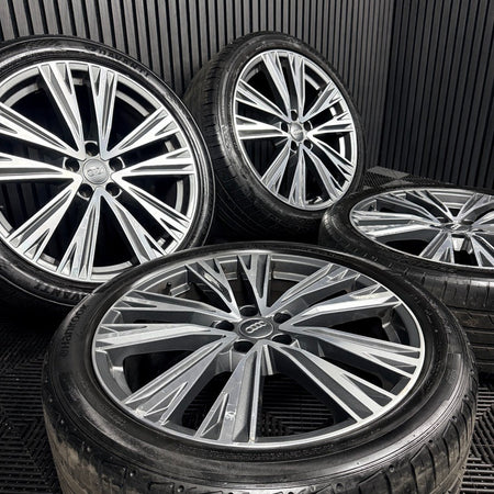 20'' Audi A6 C8 S Line 5 Double Spoke Alloy Wheels Tyres 4K0601025J Genuine