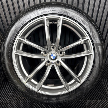 18'' BMW 5 Series 4 662 Grey M Sport G30 G31 Alloy Wheels Tyres Alloys Genuine