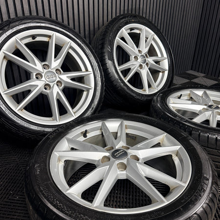 18'' Audi Q2 S Line Alloy Wheels Tyres Alloys 81A601025F Genuine
