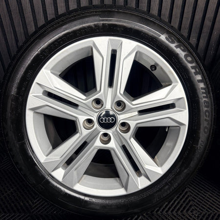 17'' Audi Q2 5 Double Spoke Alloy Wheels Tyres Alloys 81A601025AJ Genuine