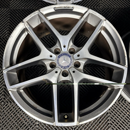 19'' Mercedes AMG GLC Grey DC Sport Alloy Wheels 5X112 Genuine A2534011800