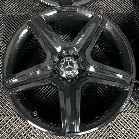 19'' AMG Mercedes GLA Black 5 Spoke Wheel Alloys Vito V Class A156401600 Genuine