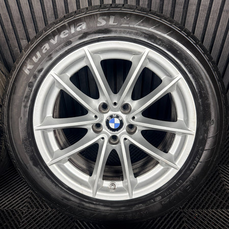 17" Bmw 5 Series 618 Silver Multispoke G30 G31 Alloy Wheel Tyres 6868217 Genuine
