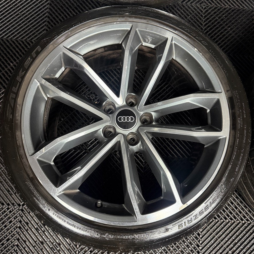 19'' GENUINE AUDI A5 S LINE S5 ALLOY WHEELS ALLOYS TYRES 8W0601025DF