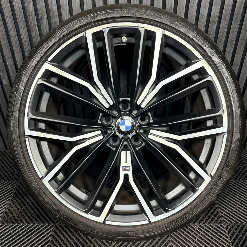 1X 20'' BMW 5 Series 846 M G30 G31 Sport Alloy Wheel Rear 8747237 Genuine