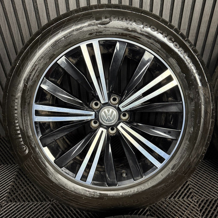 18'' GENUINE VW TIGUAN PATAGONIA NIZZA MK2 ALLOY WHEELS TYRES ALLOYS 5NA601025AB