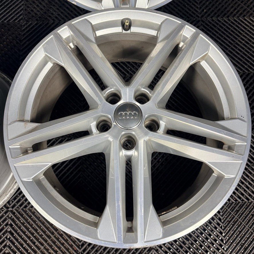 19'' Audi Q5 5 Double Spoke S Line Alloy Wheels 5X112 80A601025G Genuine