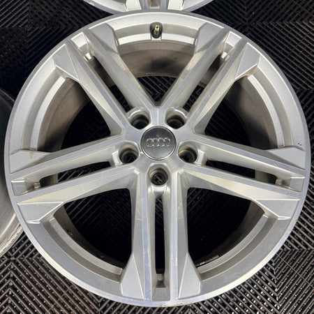 19'' Audi Q5 5 Double Spoke S Line Alloy Wheels 5X112 80A601025G Genuine