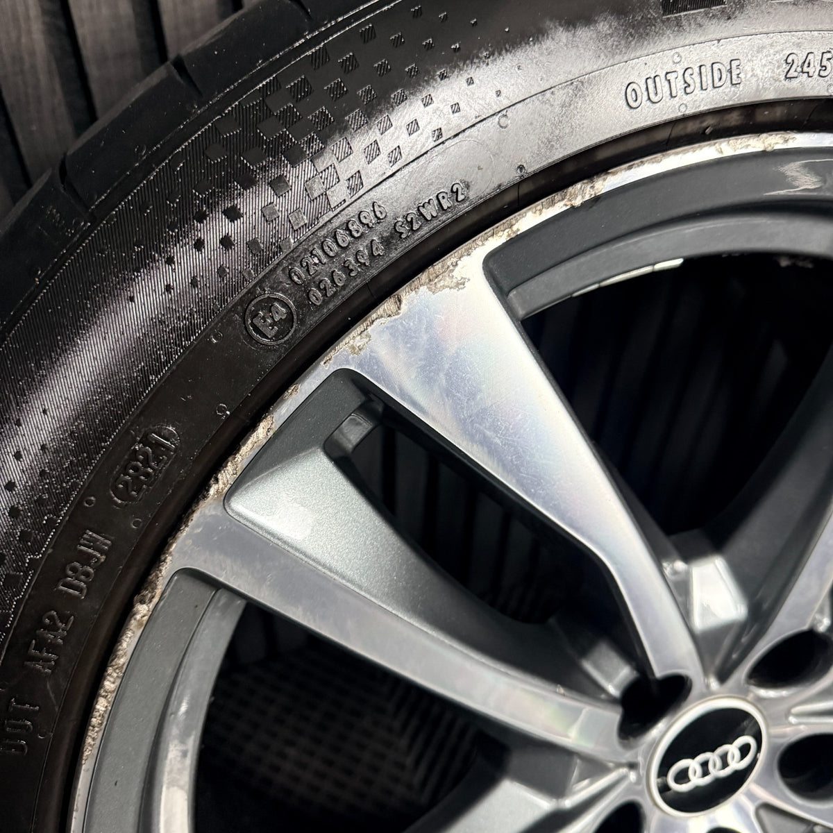 19'' Audi A6 C8 S Line 5 Double Spoke Alloy Wheels Tyres 4K0601025H Genuine