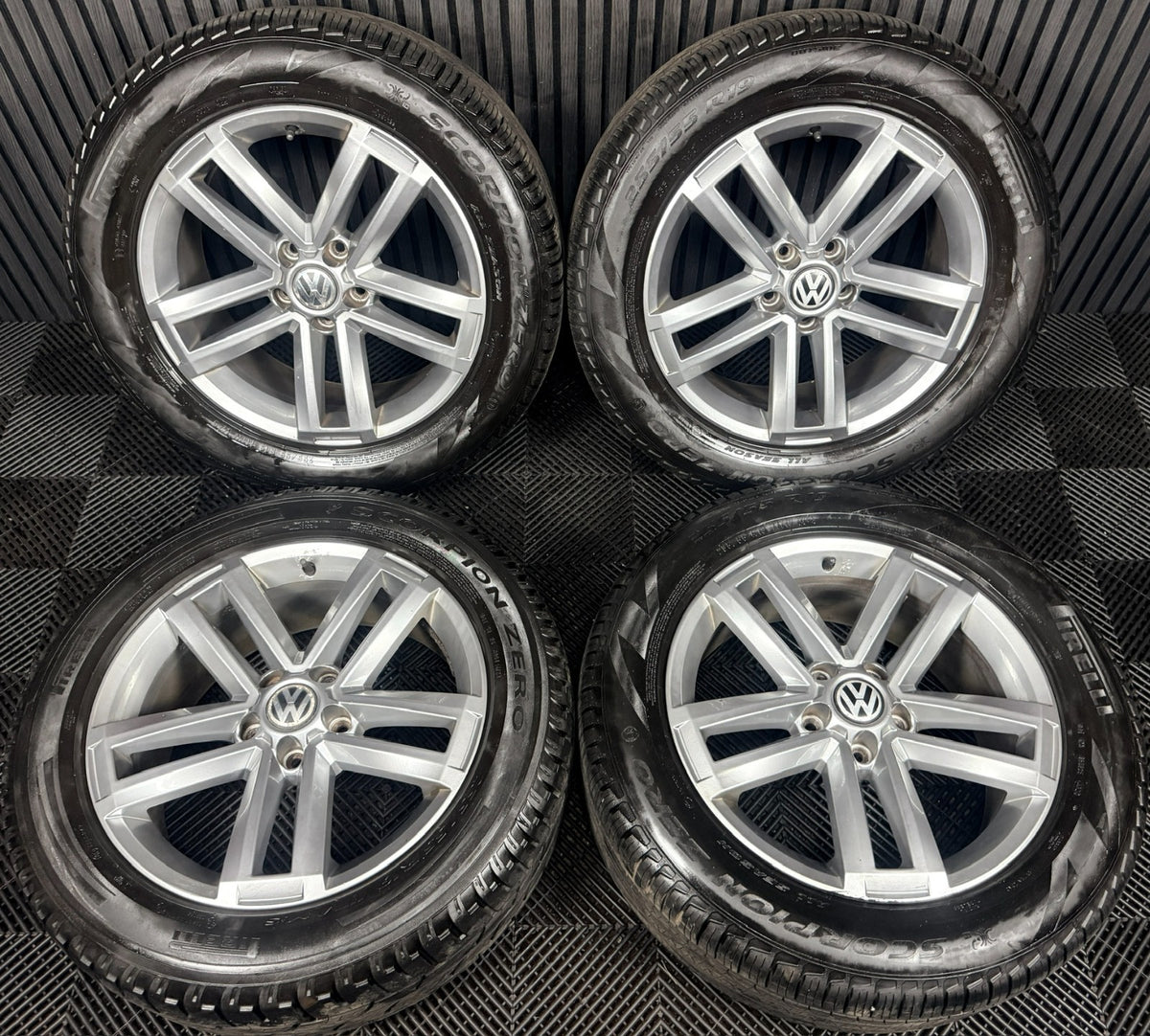 19" VW Amarok Cantera Grey Alloy Wheels Tyres Alloys 2H0601025AD Genuine