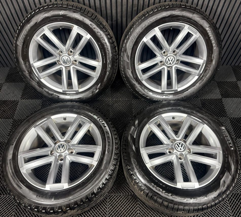 19" VW Amarok Cantera Grey Alloy Wheels Tyres Alloys 2H0601025AD Genuine