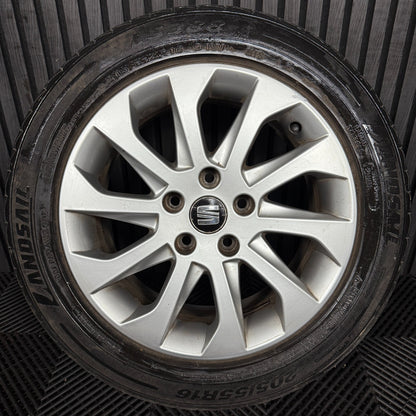 1X 16'' GENUINE SEAT LEON MK3 ALLOY WHEEL TYRE SPARE SINGLE 5F0601025A