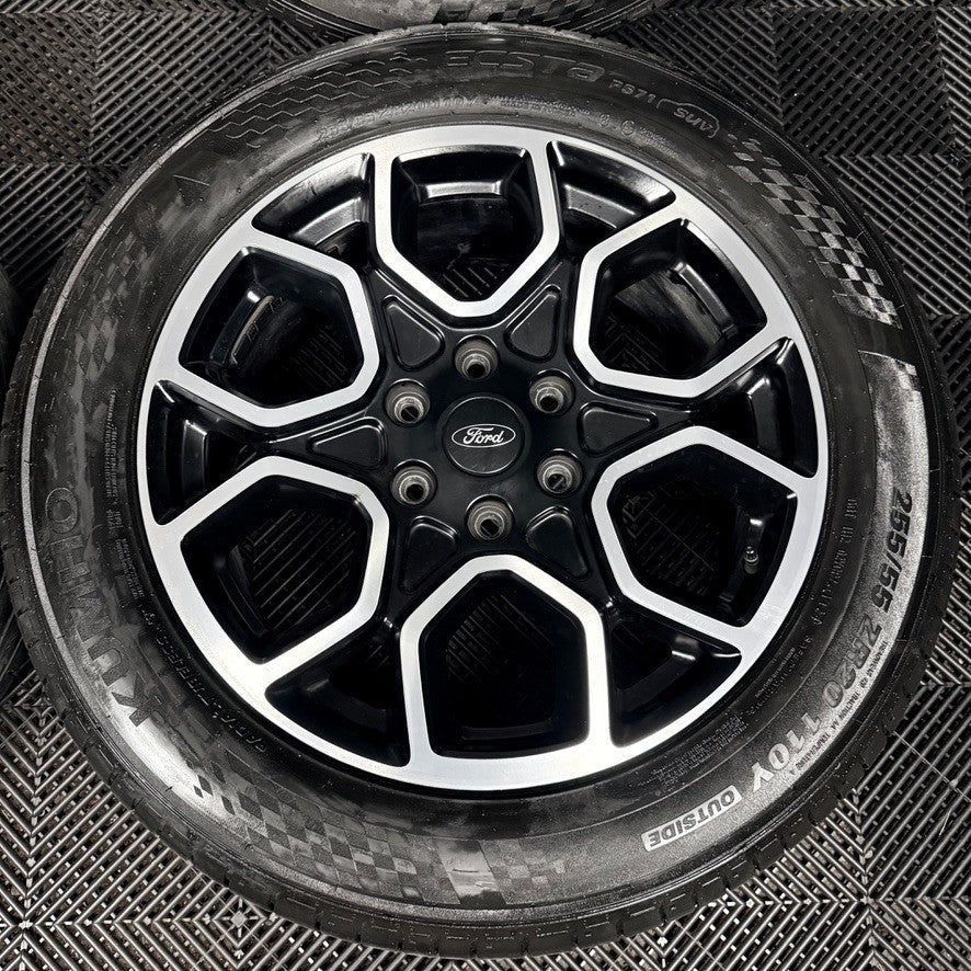 20'' Ford Ranger Black Dc Wildtrak Wheels Tyres Alloys Genuine N1WC-1007-E1B