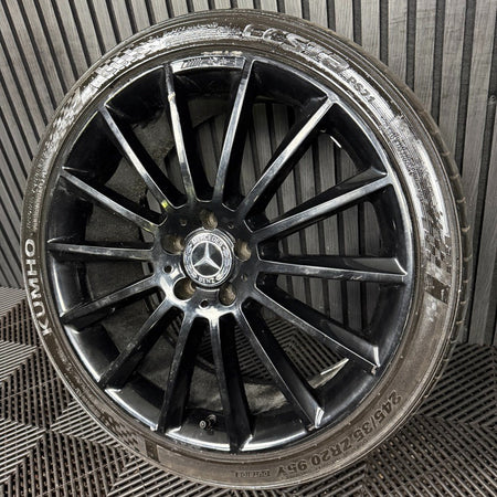 1X 20" GENUINE AMG MERCEDES E CLASS BLACK ALLOY WHEEL W213 A2134012200 FRONT