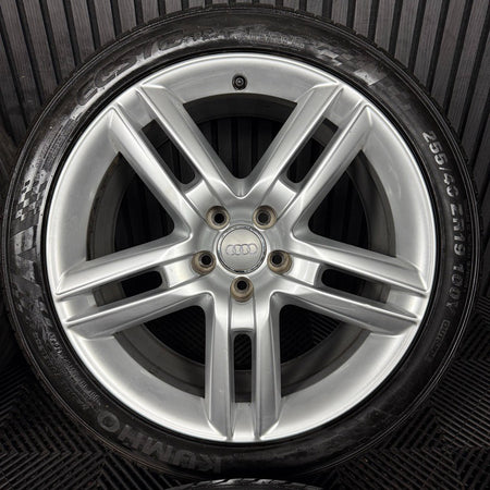 19'' GENUINE AUDI A6 C7 S LINE SILVER ALLOYS WHEELS TYRES 4G0601025BQ 5X112