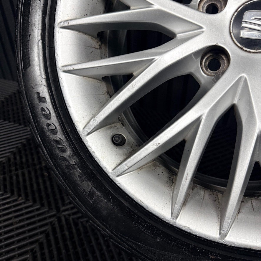 1X 17'' Seat Leon FR MK3 Alloy Wheel Tyre Single Genuine 5F0601025H