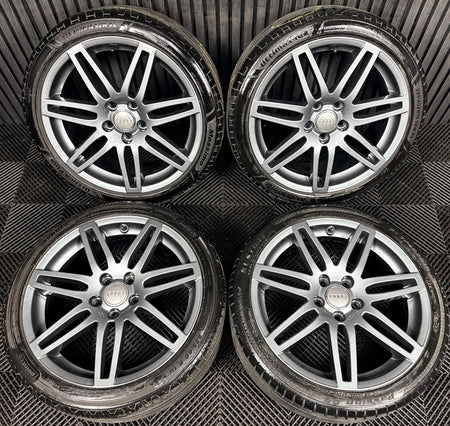 18'' Audi A3 S Line Grey Black Edition Wheels Alloys Tyres 8P0601025BA Genuine