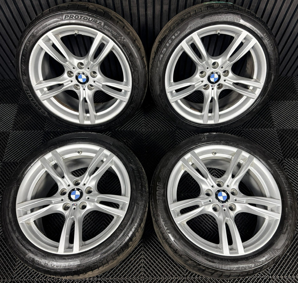 18" Bmw 3 Series 400 M Sport F30 F31 F32 F36 E90 E92 Alloy Tyres Wheels Genuine