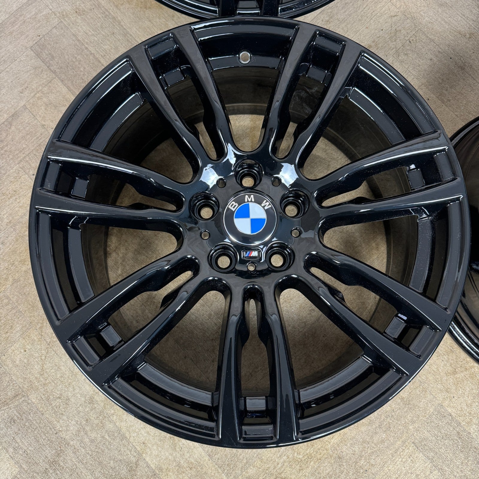 19" GENUINE BMW 3 SERIES 403 BLACK M SPORT F30 F31 F32 E90 E92 ALLOY WHEELS