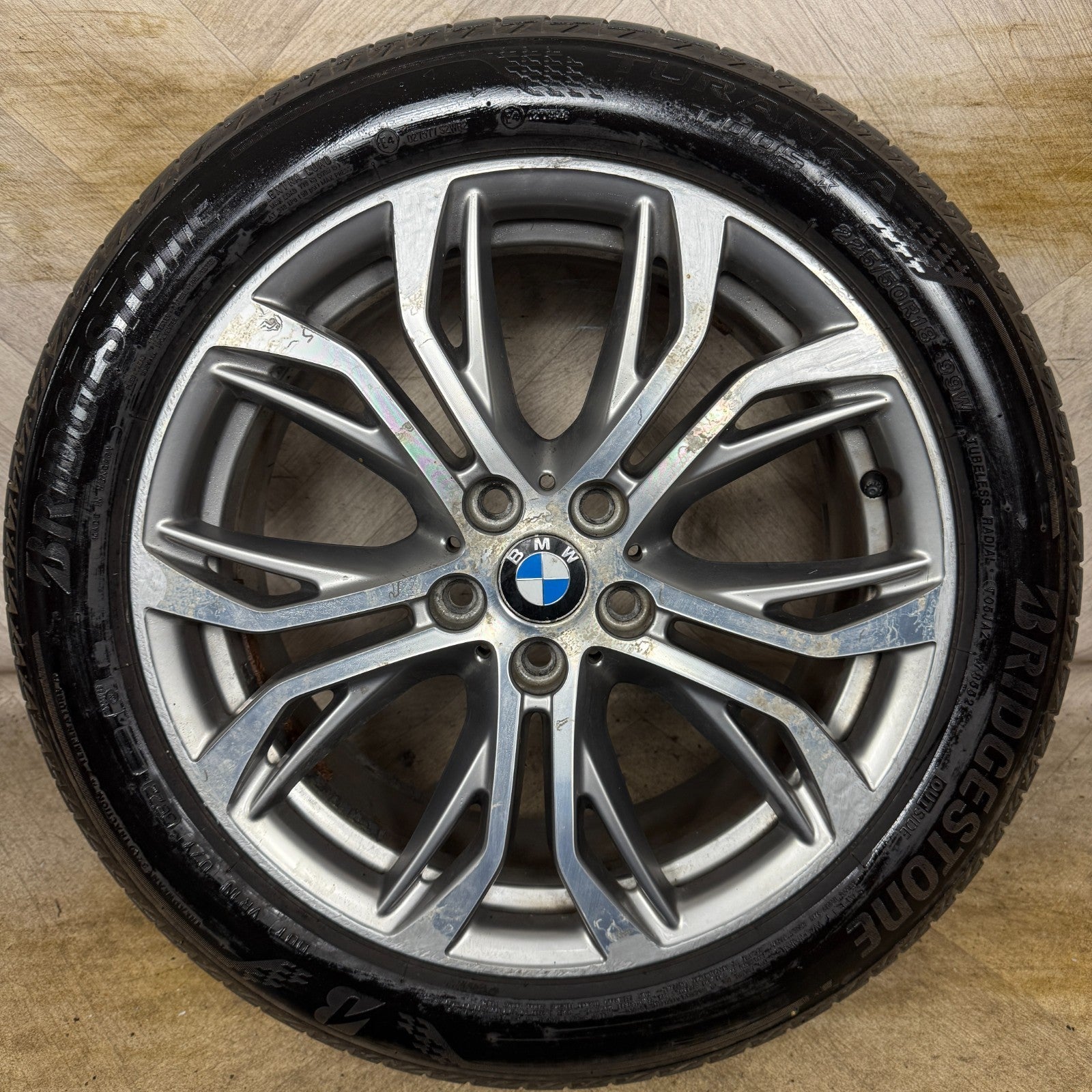 1X 18'' GENUINE BMW X1 566 F48 X1 F39 ALLOY WHEEL TYRE 6856067 7.5J ET51