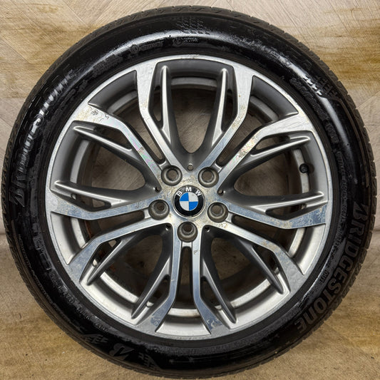 1X 18'' GENUINE BMW X1 566 F48 X1 F39 ALLOY WHEEL TYRE 6856067 7.5J ET51