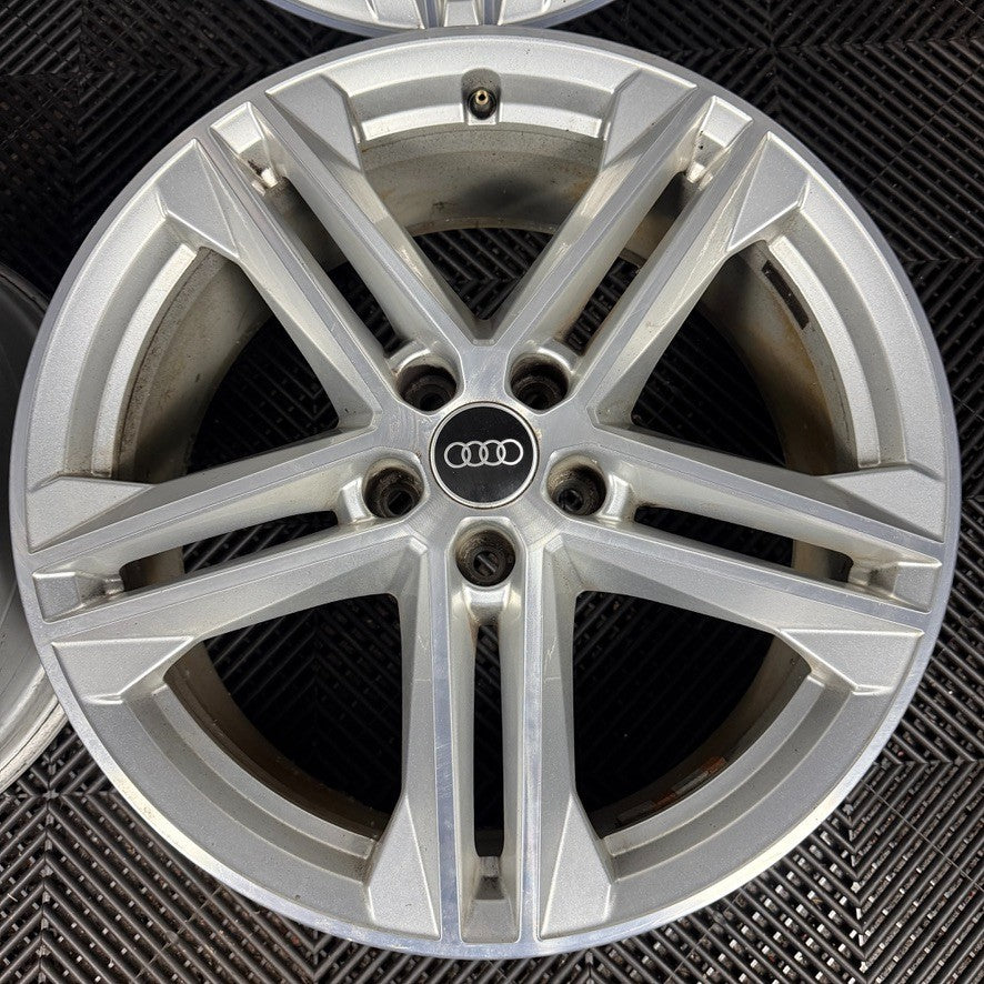 19'' Audi Q5 5 Double Spoke S Line Alloy Wheels 5X112 80A601025G Genuine