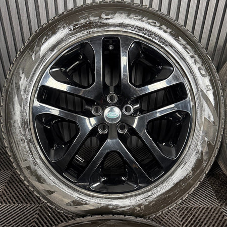 20'' GENUINE LAND ROVER DEFENDER BLACK 5095 ALLOY WHEELS TYRES ALLOYS L8BM-CA