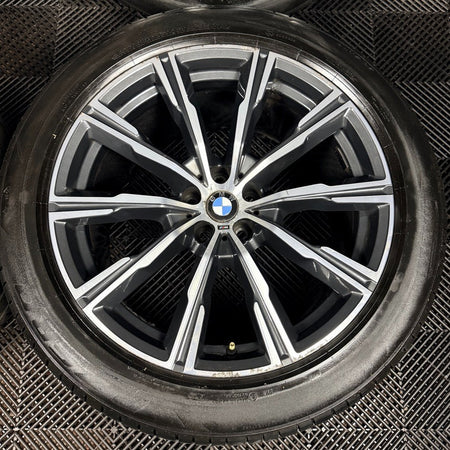 20'' BMW X5 X6 G05 G06 740M Sport Alloy Wheels Alloys Tyres Genuine