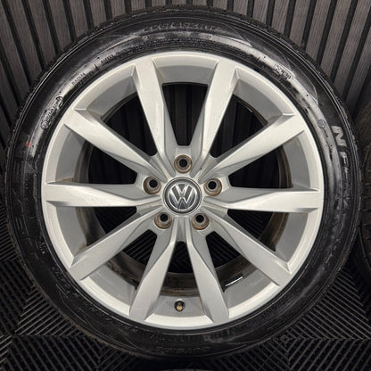 17'' GENUINE VW GOLF GT DIJON MK7 MK8 MK6 ALLOY WHEELS TYRES ALLOYS 5G0601025CH