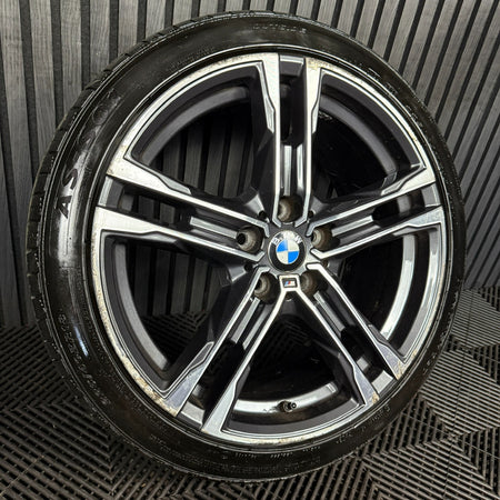 1x 18'' BMW 1 Series 819 M Sport 2 F40 F44 Alloy Wheels Tyre 8092352 Genuine OEM