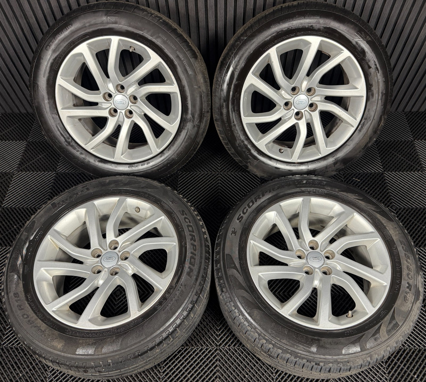 18'' GENUINE RANGE ROVER EVOQUE LAND DISCOVERY SPORT ALLOY WHEELS TYRES 5X108