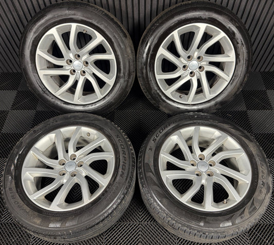 18'' GENUINE RANGE ROVER EVOQUE LAND DISCOVERY SPORT ALLOY WHEELS TYRES 5X108