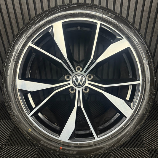 1X 20'' GENUINE VW TIGUAN MISANO R LINE 5NA601025AH DC ALLOY TYRE WHEEL SINGLE