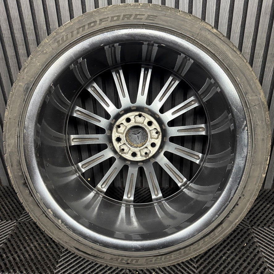 1X 19" GENUINE AMG MERCEDES C CLASS GREY DC ALLOY WHEEL W205 REAR A2054011400