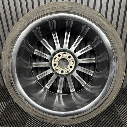 1X 19" GENUINE AMG MERCEDES C CLASS GREY DC ALLOY WHEEL W205 REAR A2054011400