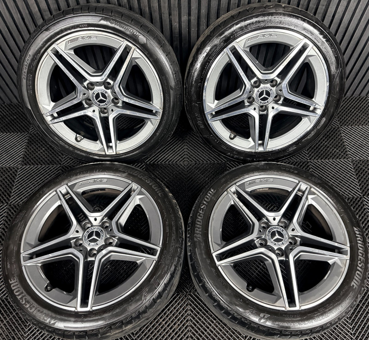 18'' Mercedes Amg A Class Cla B Alloy Wheels Tyres Alloys W177 Genuine