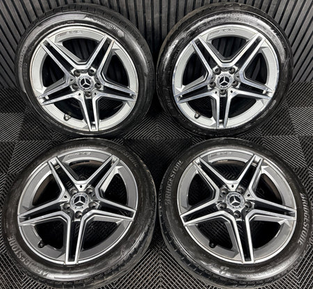 18'' Mercedes Amg A Class Cla B Alloy Wheels Tyres Alloys W177 Genuine