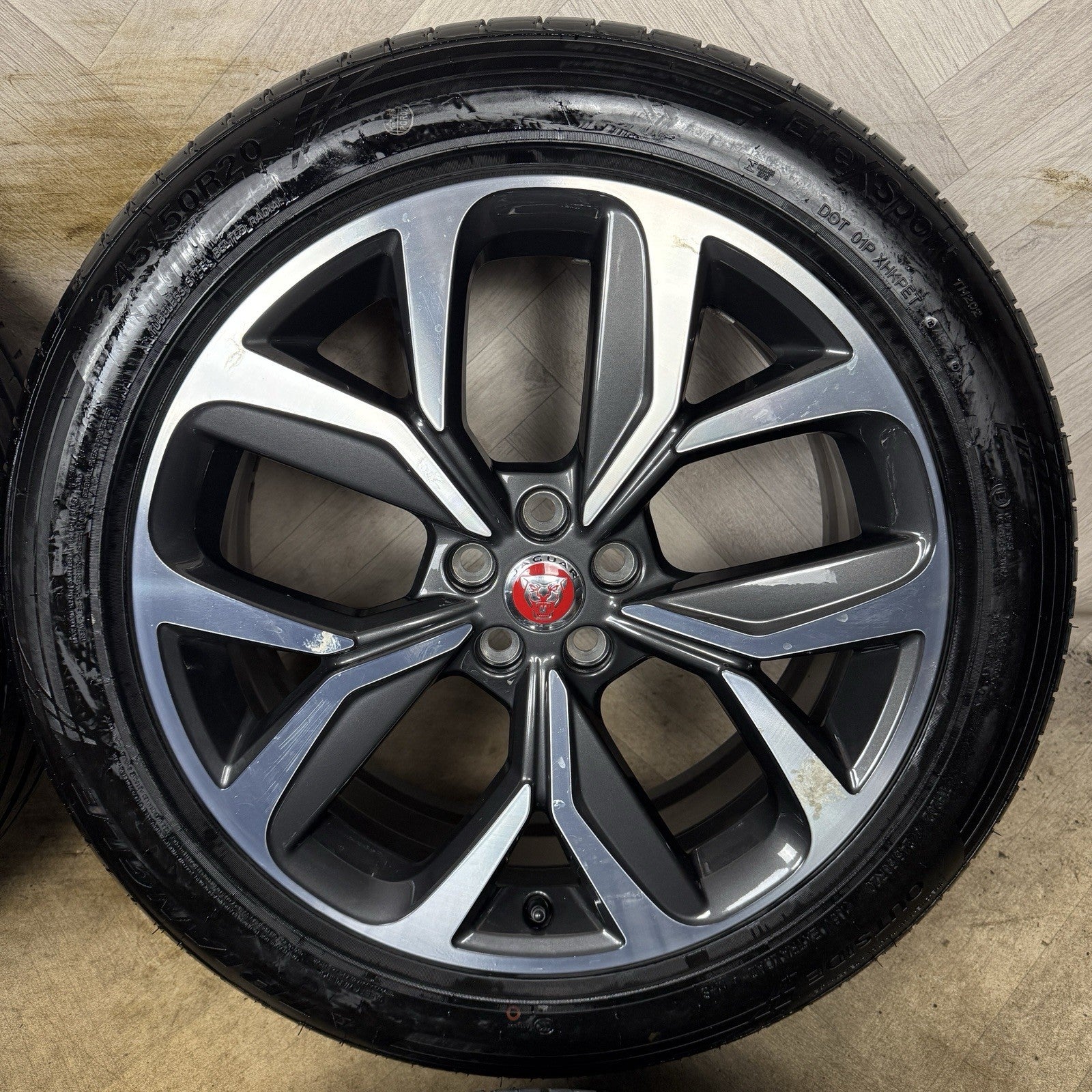 20'' GENUINE JAGUAR I PACE I-PACE 5068 Y SPOKE ALLOY WHEELS TYRES J9D3-1007-CB