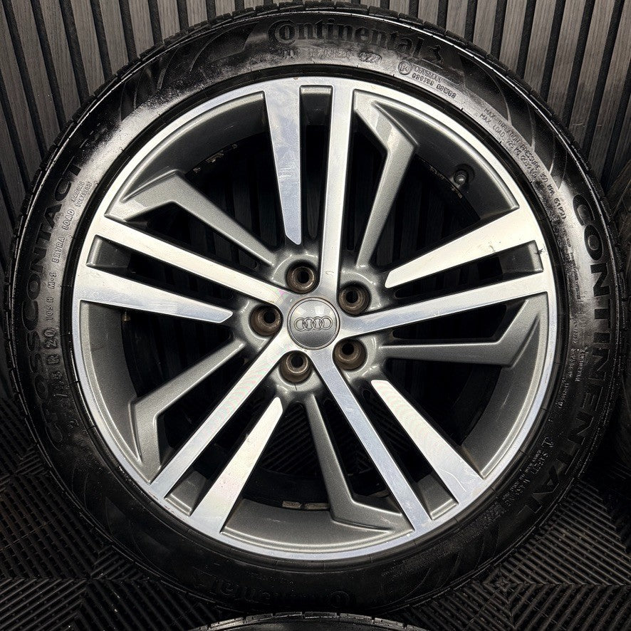 20'' Audi Q5 5 Triple Spoke SQ5 S Line Wheels Tyres Alloys 80A601025F Genuine